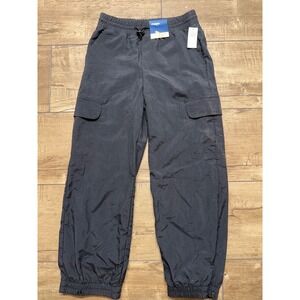 Kids Old Navy Jogger Cargo Pants Black Quick Dry L (10-12) New with‎ Tags